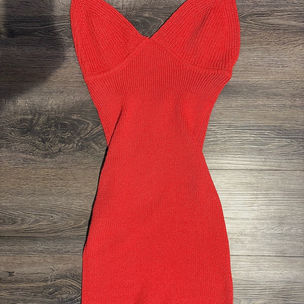 Cotton On Strapless Red Dress